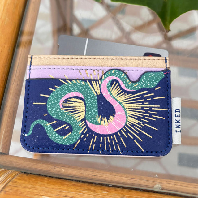 House of Disaster Inked Snake Card Holder