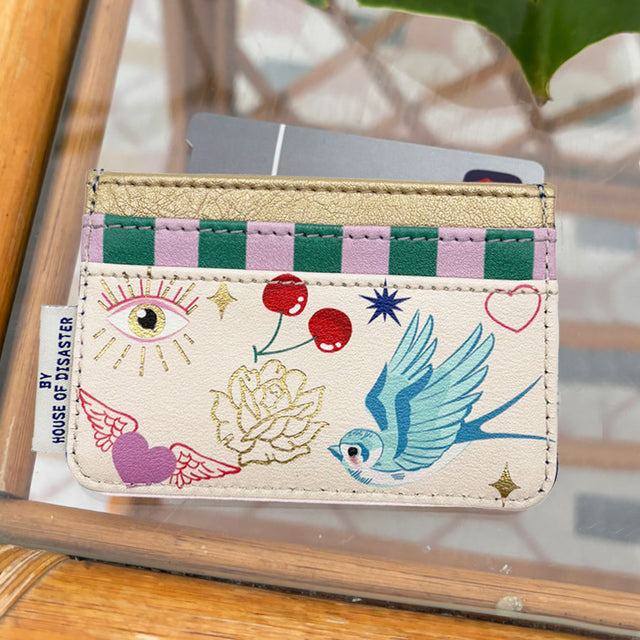 House of Disaster Inked Snake Card Holder Reverse Side