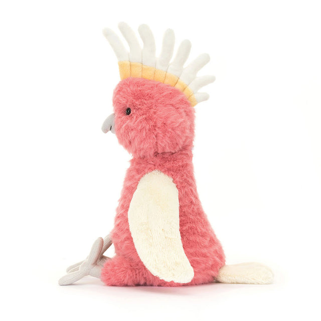 Jellycat Squawkatoo Soft Toy Side Facing