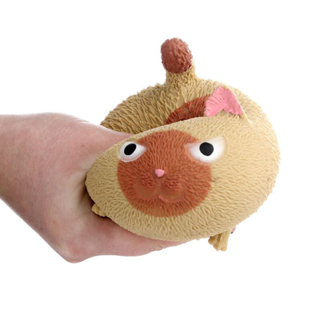 Squeezy Cat Stress Toy Close Up