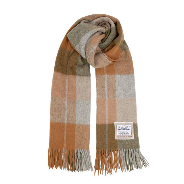Woodland Check Tartan Check Scarf