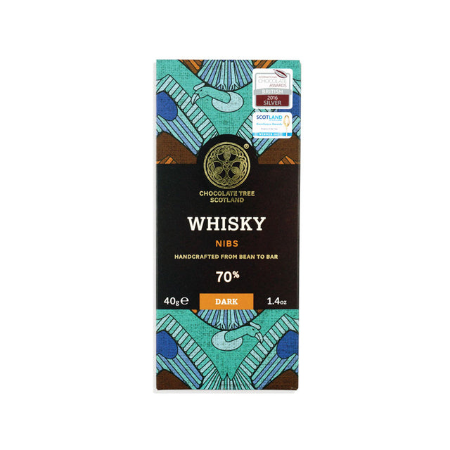 Chocolate Tree Whisky Nibs Chocolate Bar