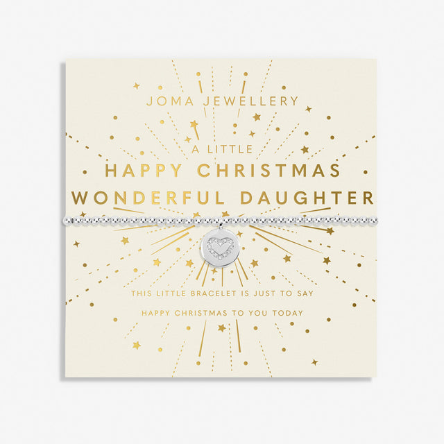 Happy Christmas Wonderful Daughter Children's Charm Bracelet 2