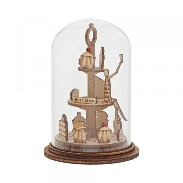 Best Mum Glass Dome Figurine