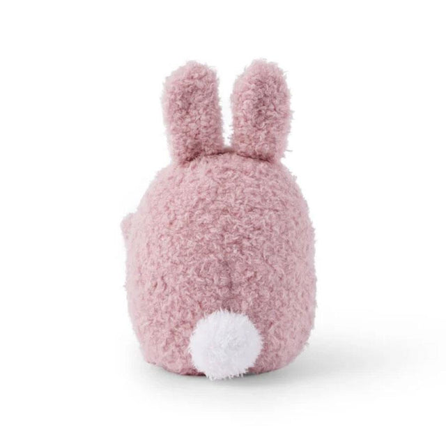 Ricecarrot Dusty Pink Bunny Mini Sitting Plush Back Facing