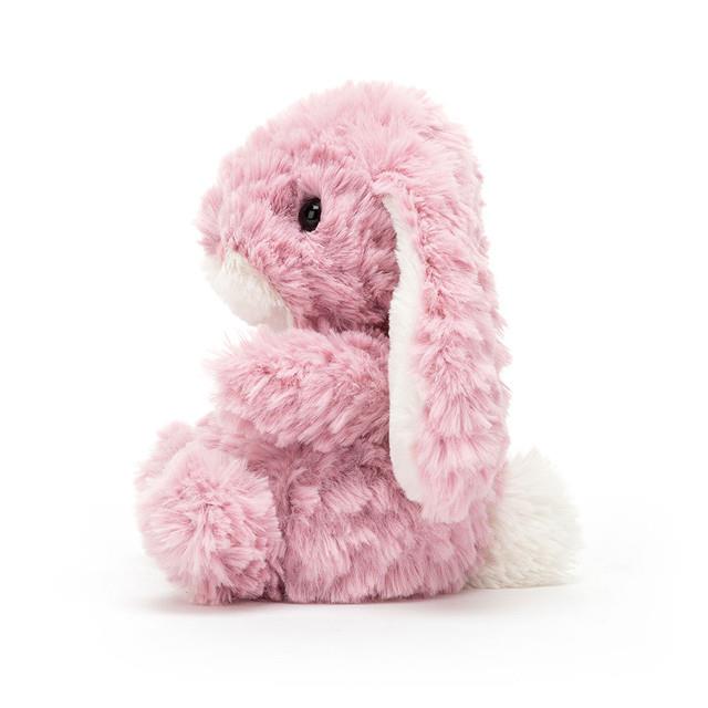 Jellycat Tulip Pink Yummy Bunny Soft Toy Side View