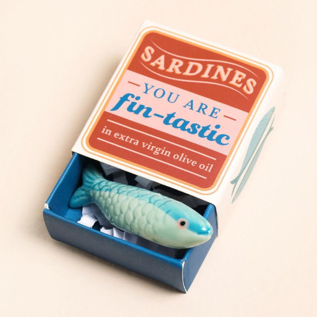 Sardine Matchbox Ceramic Token