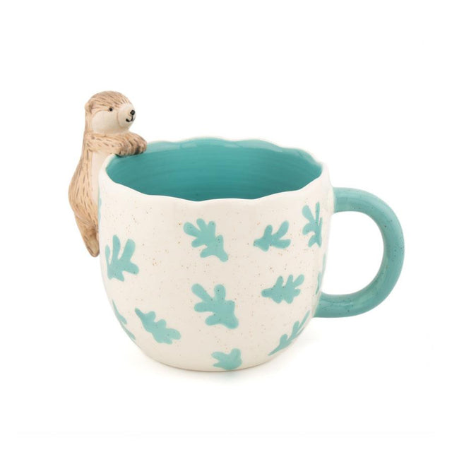 Peeking Otter Mug