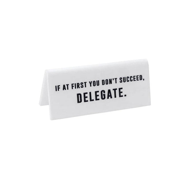 Delegate Mini Desk Sign