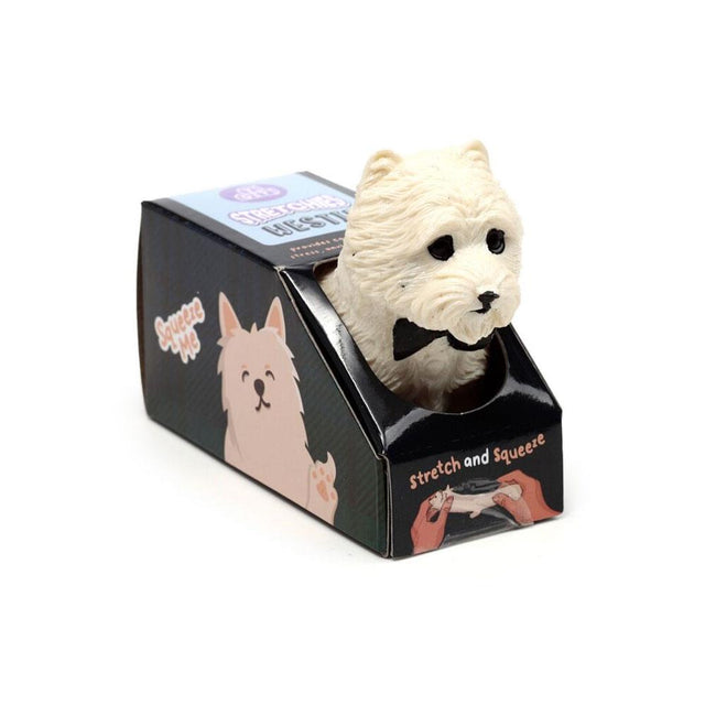 Stretchy West Highland Terrier Dog Toy in Gift Box