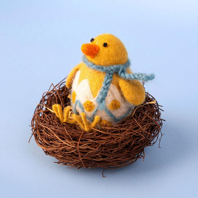 Chick in an Egg Felt Decoration