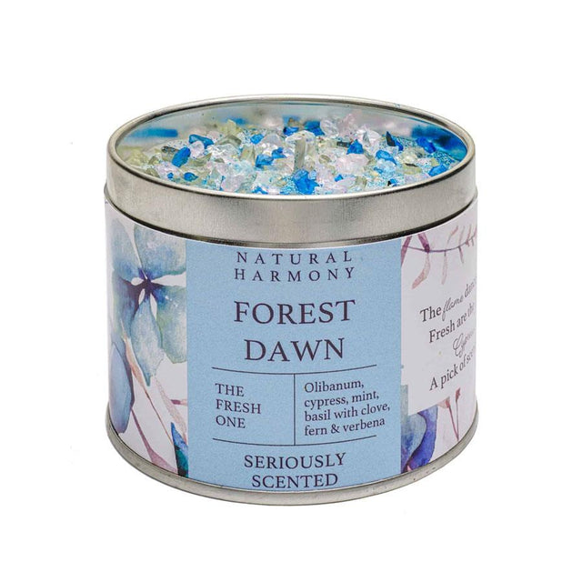 Forest Dawn Candle Tin