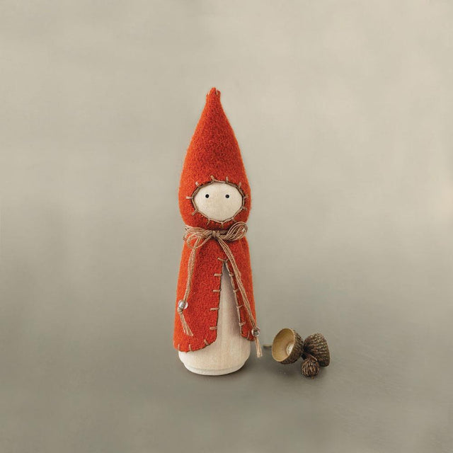 Woodland Folk Orange Felt Decoration