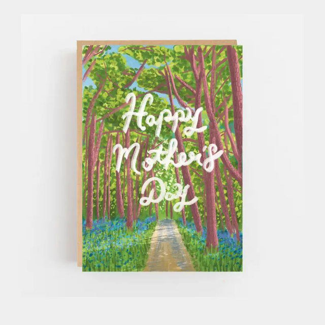 Happy Mother's Day Bluebell Wood Card