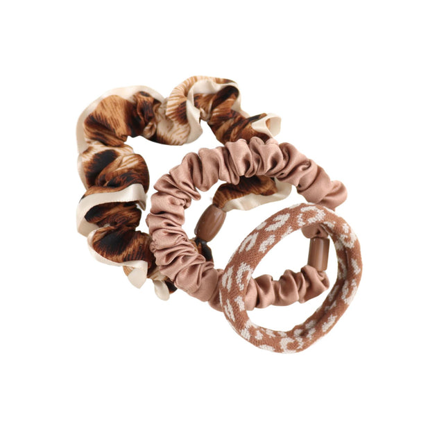 Brown Scrunchies Set