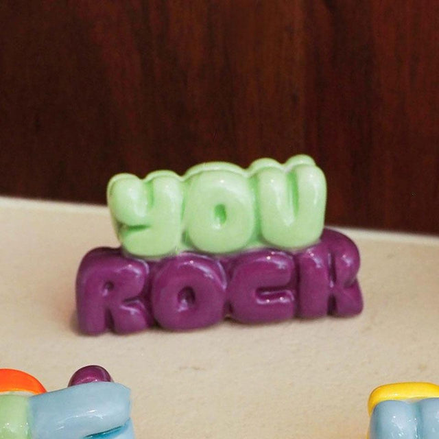 You Rock Mini Ceramic Photo Holder