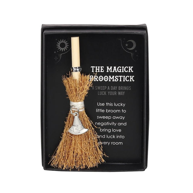 Witch Hat Mini Broomstick