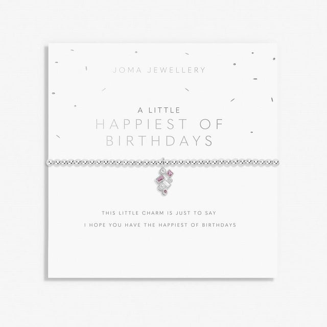 Joma Jewellery A Little Happiest of Birthdays Charm Bracelet