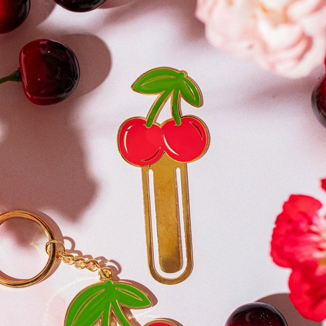 Cherry Metal Bookmark
