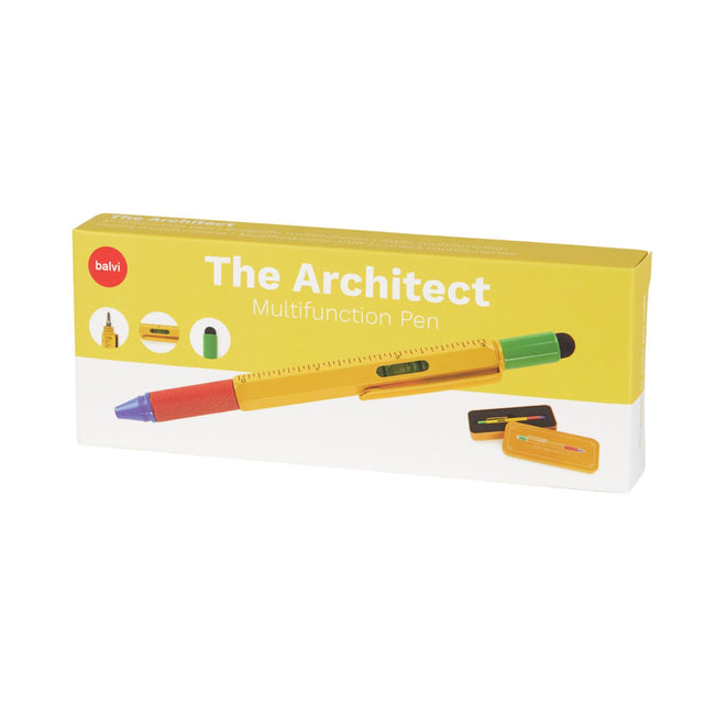The Architect Yellow Multi Tool Pen in Box