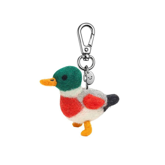 Marley The Mallard Duck Felt Keyring
