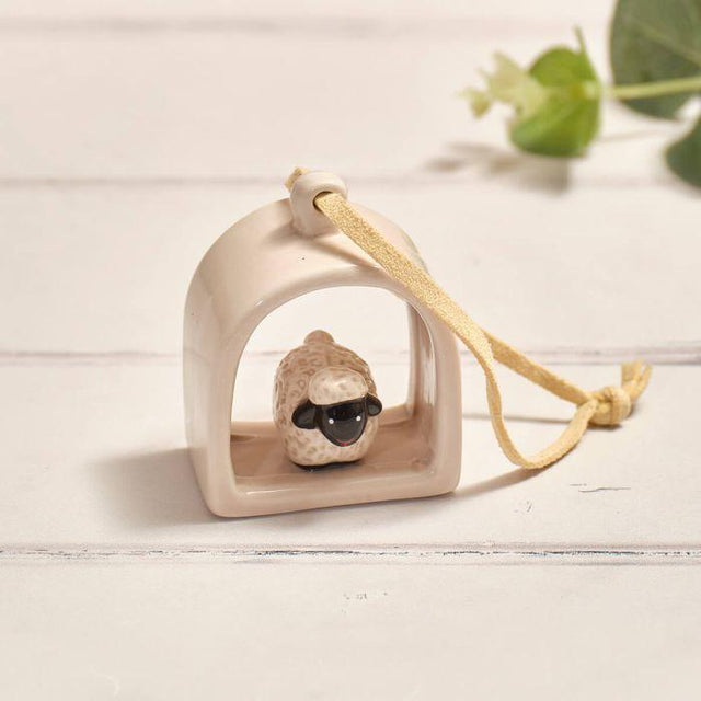 Sheep Arch Shaped Ceramic Hanger