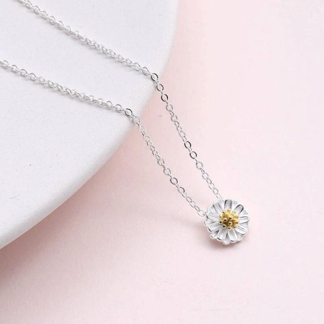 If Friends Were Flowers Daisy Pendant Necklace