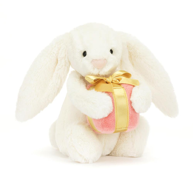 Jellycat Small Bashful Bunny with Present