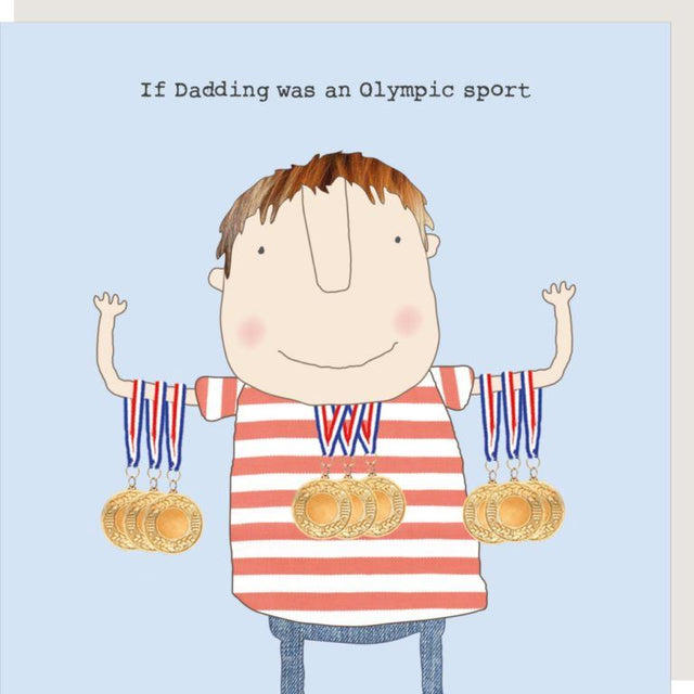 Olympic Dadding Greeting Card