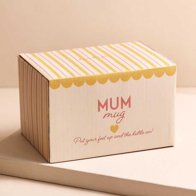 Pink Heart Mum Ceramic Mug