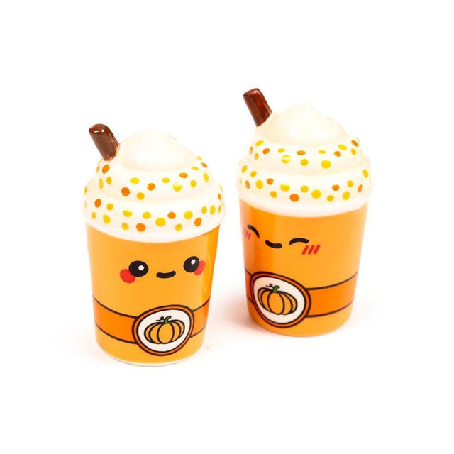 Hazel The Pumpkin Spiced Latte Ceramic Salt & Pepper Set