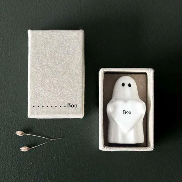 Boo Ghost Mini Porcelain Incense Holder
