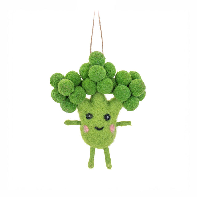 Broccoli Felt Hanging Decoration