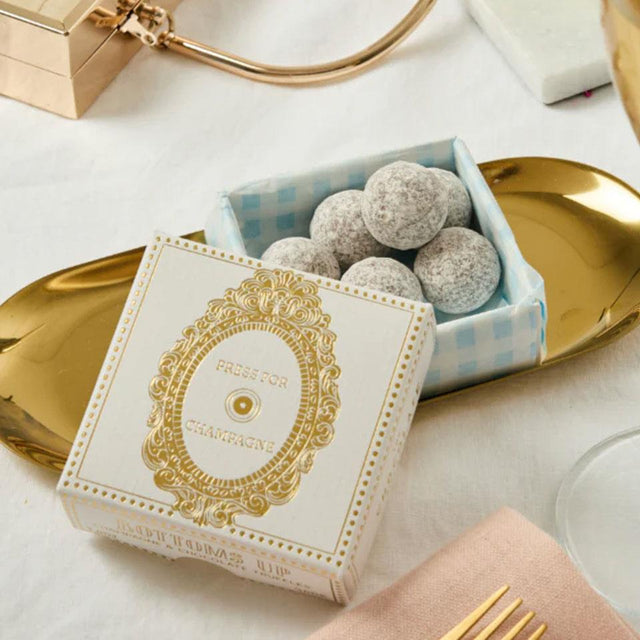 Press For Champagne Chocolate Truffles