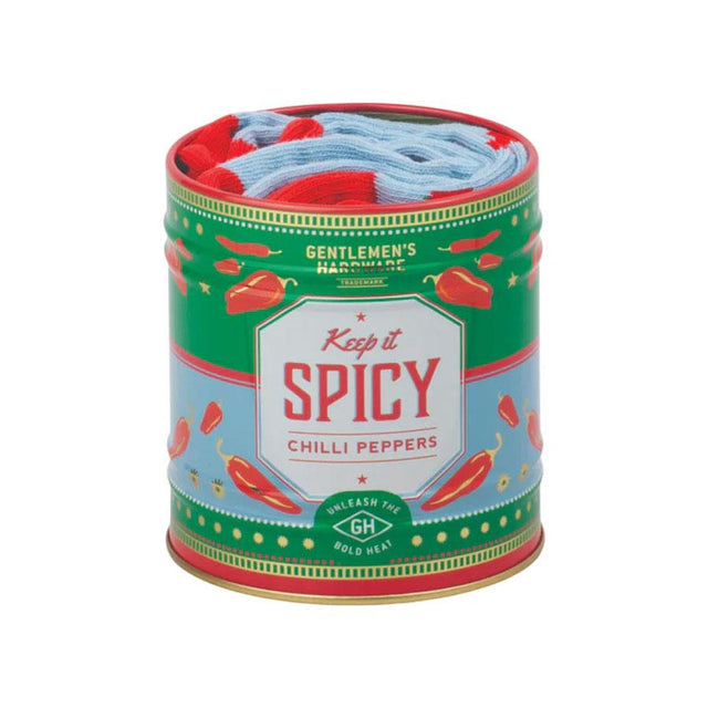 Chillies Socks in a Can