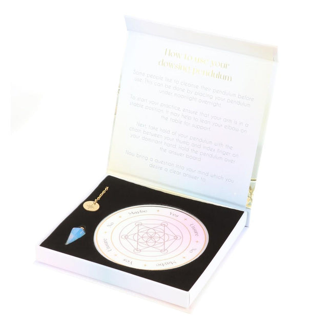 Opalite Pendulum Divination Kit in Gift Box