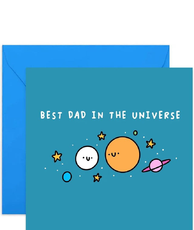 Best Dad in the Universe Greeting Card