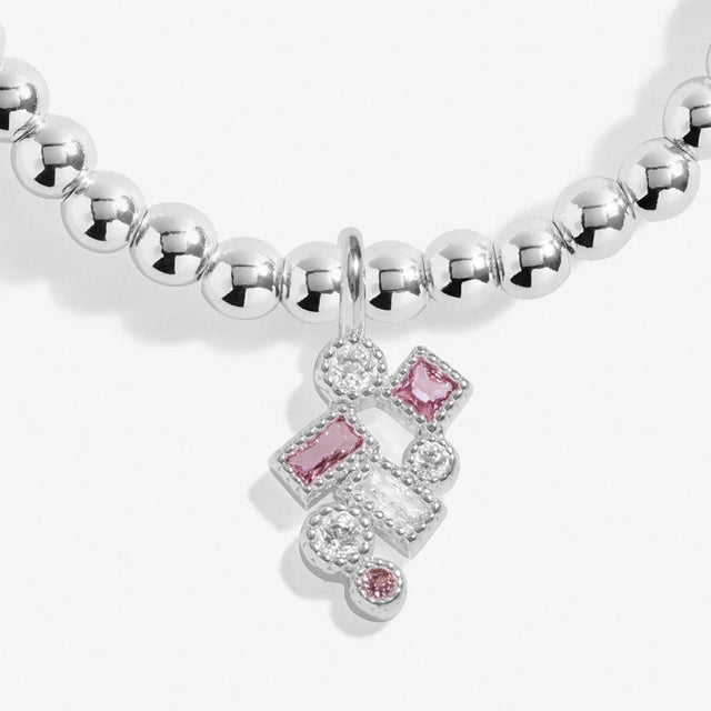 Joma Jewellery A Little Happiest of Birthdays Charm Bracelet Close Up