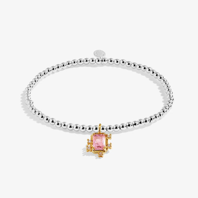 A Little You Make The Whole Place Shimmer Charm Bracelet Close Up