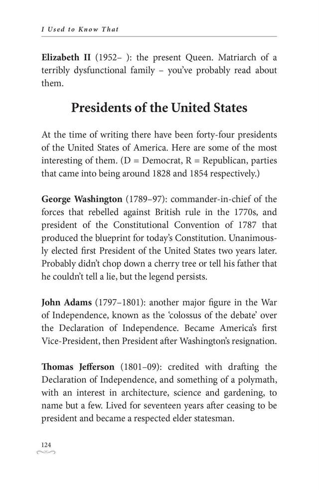 I Used To Know That: Stuff You Forgot From School Book