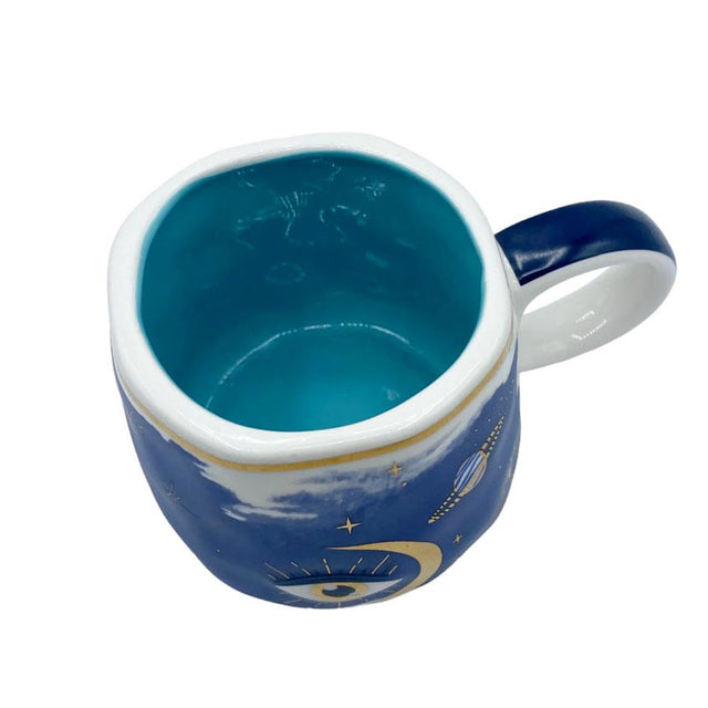 House of Disaster After Dark Celestial Eye Ceramic Mug Inside View