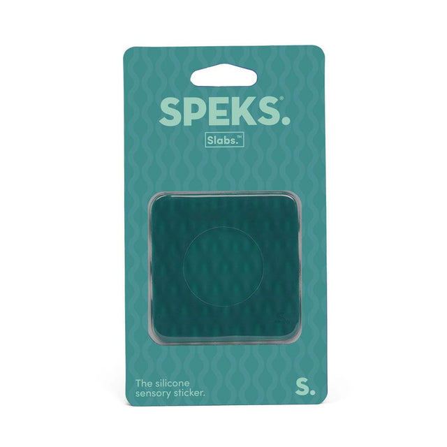 Mesh Green Slab Square Silicone Sensory Sticker