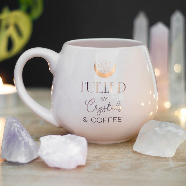 Crystals and Coffee Pastel Pink Mug