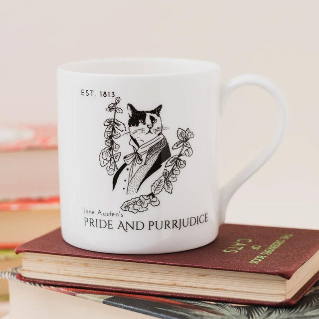 Pride and Purrjudice Mug