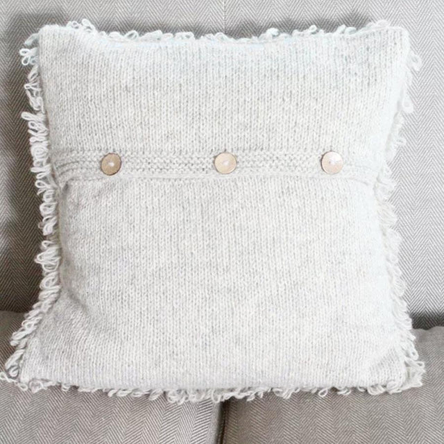 Pachamama Shaggy Sheep Cushion Back Side