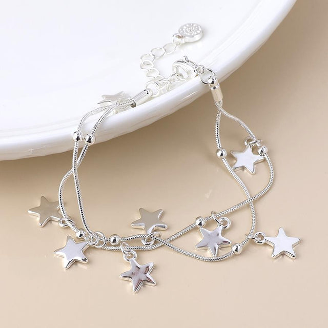 Silver Stardust Bracelet