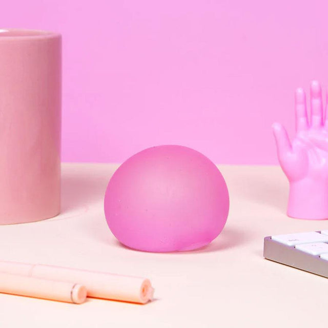 Moon Jelly Pink Gump Memory Gel Stress Ball