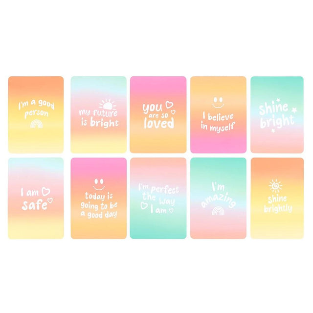 Mindful Moments Affirmation Cards with Wooden Stand Cards