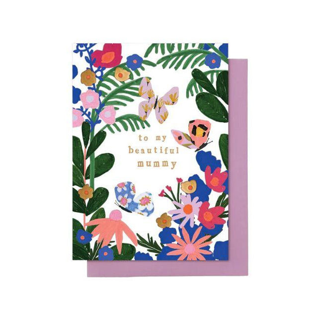 Beautiful Mummy Butterflies Card