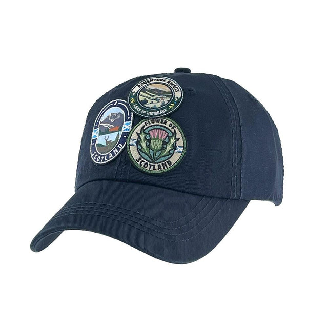 Flower Of Scotland Patch Navy Cap
